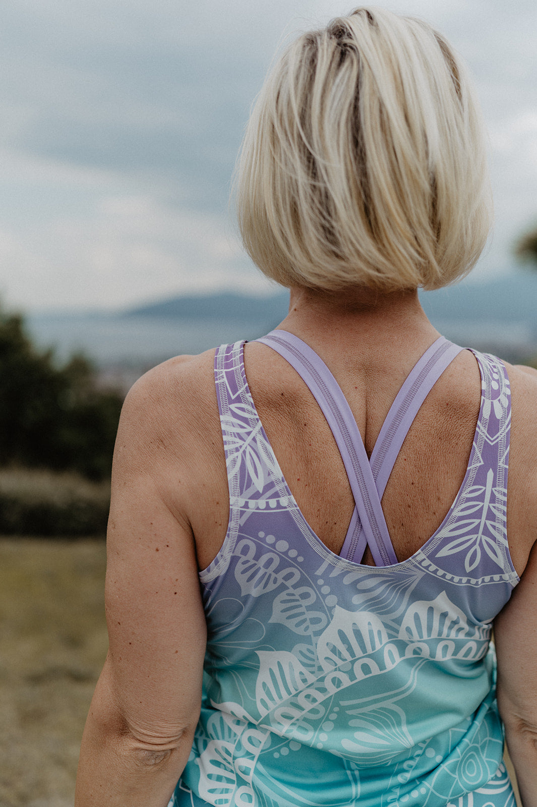 Mono Corto de Yoga Spirit Mandala Aqua | Konekto