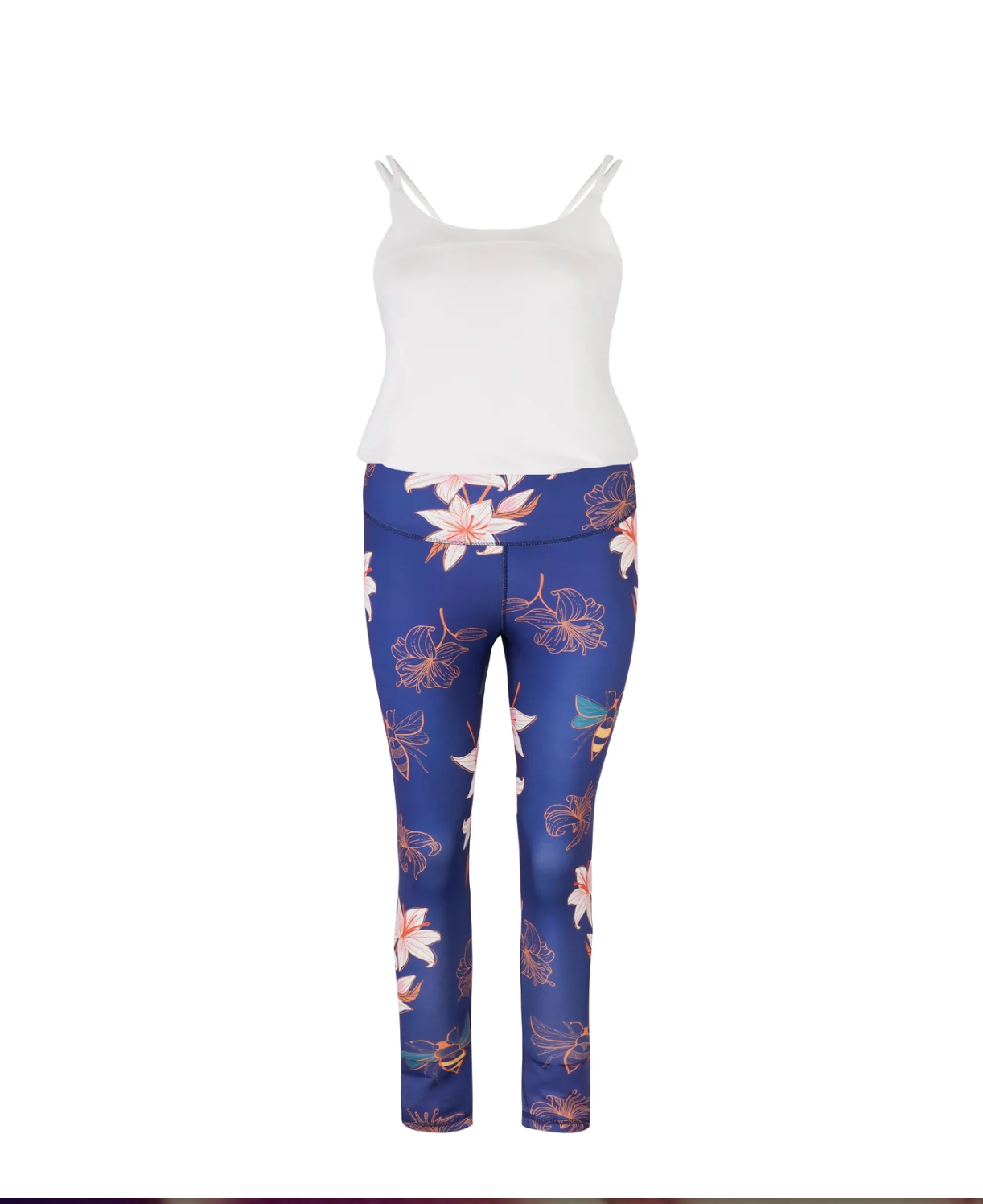 Mono de Yoga Spirit Glow Lily con Modal White | Konekto
