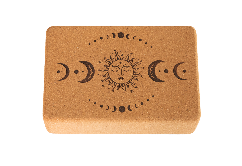 Kit de Yoga Divasya STARTER | Esterilla Antideslizante y 2 Bloques de Corcho