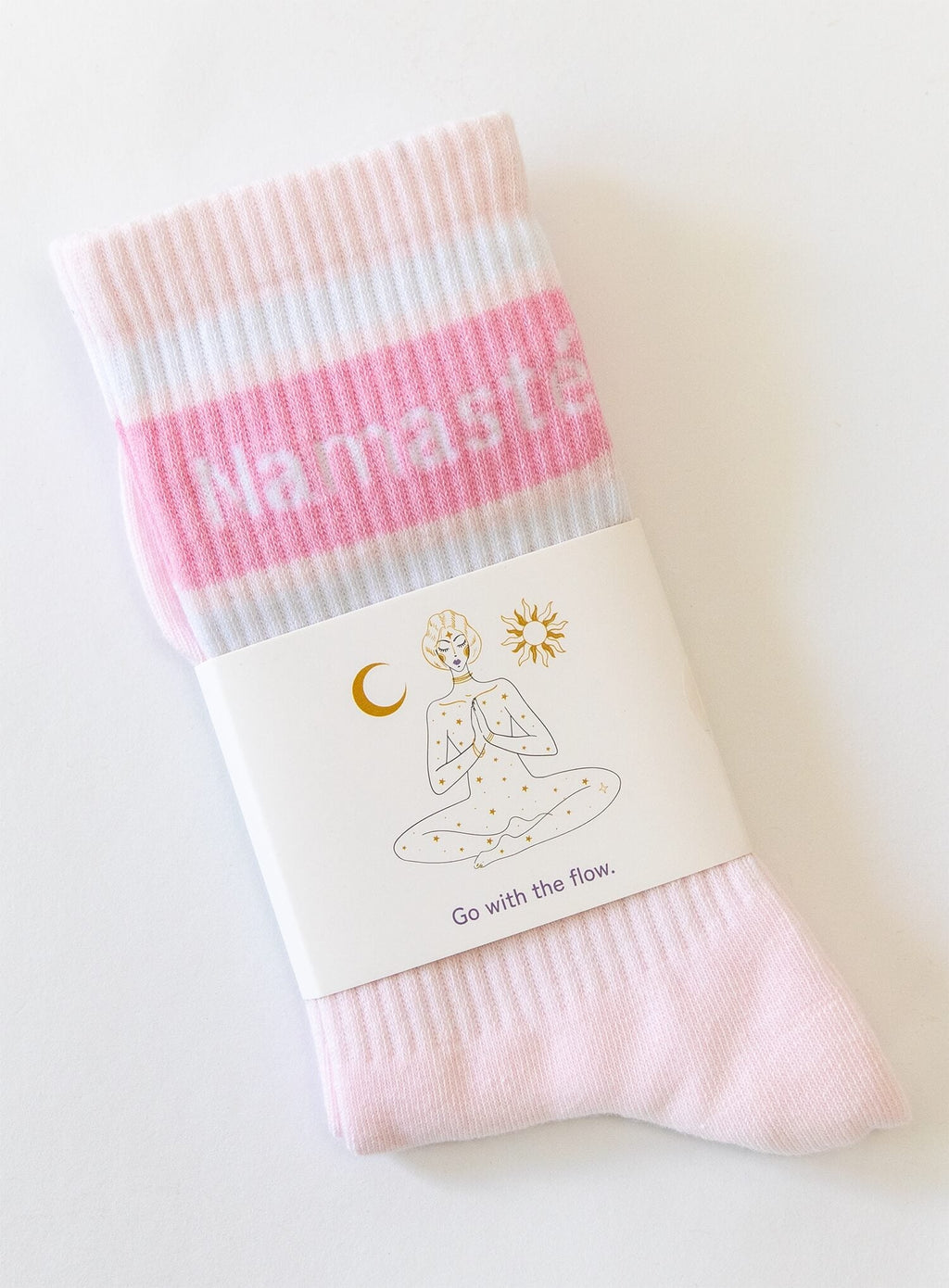 Calcetines de Yoga de Algodón Orgánico "Inhale Exhale | Namasté"