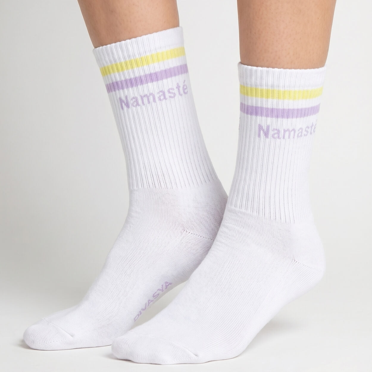 Calcetines de Yoga de Algodón Orgánico "Inhale Exhale | Namasté"