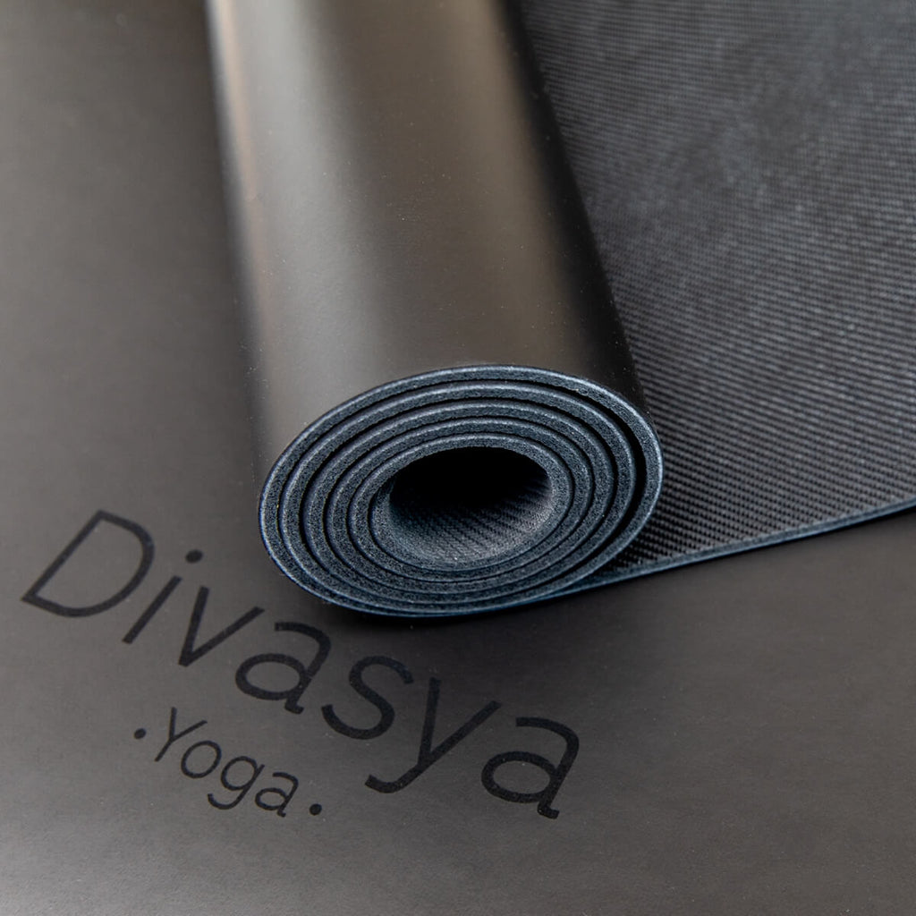 yogamatte rutschfest schwarz Naturkautschuk