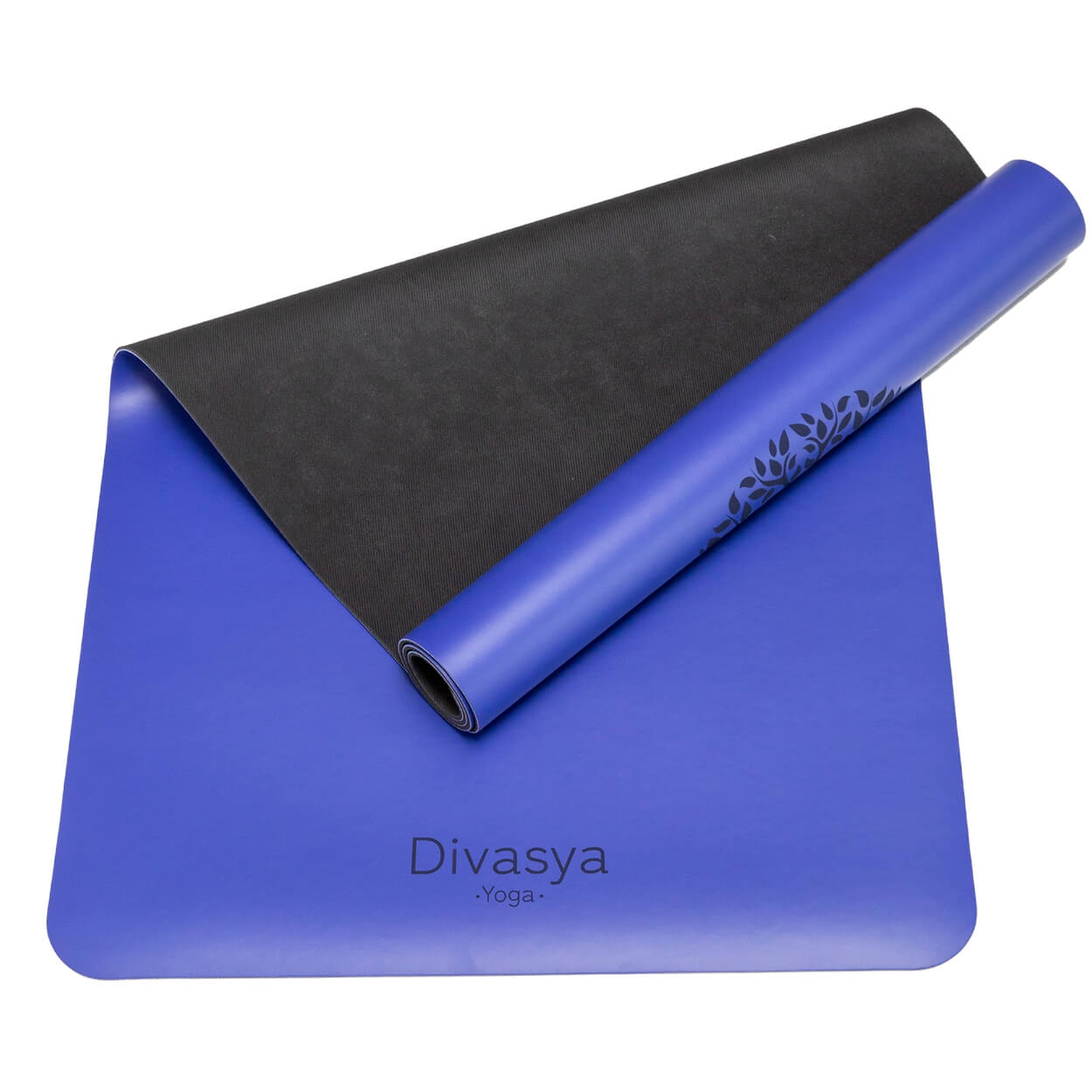 yogamatte rutschfest naturkautschuk blau Lebensbaum