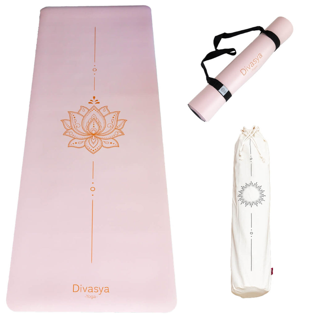 Esterilla de Yoga Antideslizante Divasya | Caucho Natural y Eco-PU